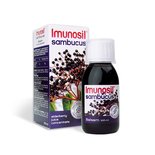 Imunosil Sambucus dabīgs balzams imunitātes sistēmai