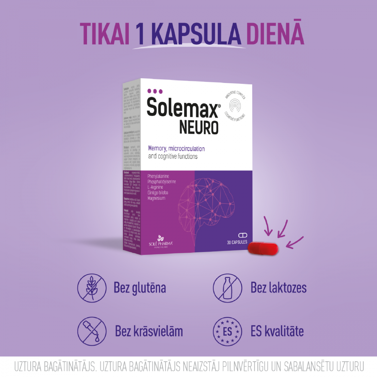 Solemax® Neuro, 30 kapsulas - Image 3