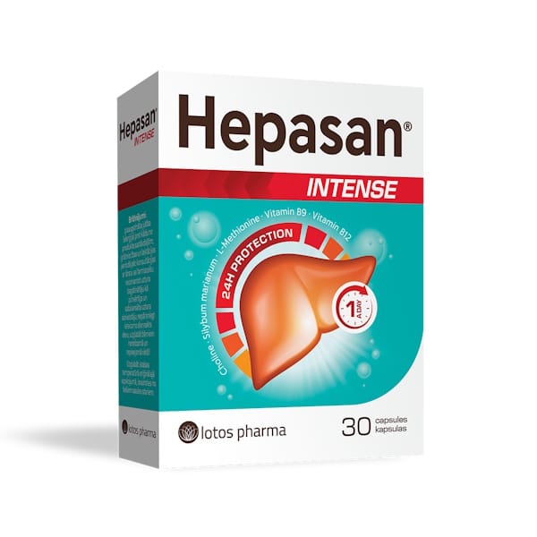 Hepasan INTENSE, 30 kapsulas
