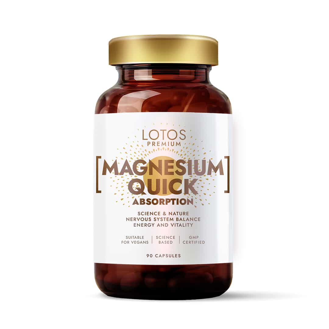Lotos Premium_BOTTLE_Magnesium-Quick_1080px Magnesium Quick Absorption N90 magnijs - Image 1